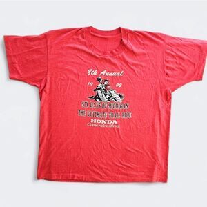 Vintage 1992 8th Six Days of Michigan Ultimate Trail Ride Dirt Bike Tee Shirt XL